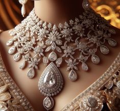 Luxury Opulent Bridal Necklace With Intricate Design, Luxury Opulent Bridal Necklace, Luxury Exquisite Bridal Statement Necklace, Wedding Flow, Luxury Diamond Bollywood Necklace, Luxury Multi-stone Bridal Necklace For Festive Occasions, Diy Wedding Hair, Anklet Designs, Goddess Jewelry