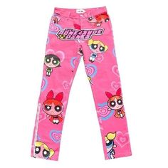 Aone4sure The Powerpuff Girls Size Large Waist 32 Cartoon Pink Pants Unisex Rare. New With Tags Material Has No Stretch Waist 32 Rise 11 Inseam 32 Harajuku Style Bottoms For School In Spring, Trendy High-waist School Bottoms, Trendy High Waist School Bottoms, Playful Pink Cotton Pants, Trendy High-waist Bottoms For School, Trendy High Waist Bottoms For School, Harajuku Style Long Pants, Cute Pink Fitted Pants, Cute Fitted Pink Pants