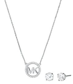 From Michael Kors, this box set features:Necklace and earring box setSterling silver or 14k gold-platedSpring ring closurePolished finishNecklace approx. 16" L +2" extenderEarring approx. 6.1mm width1-year limited warrantyImported. Michael Kors Gold Round Jewelry, Classic Silver Michael Kors Jewelry, Michael Kors Luxury Silver Jewelry, Luxury Silver Michael Kors Jewelry, Michael Kors Classic Silver Jewelry, Classic Round Michael Kors Jewelry, Earring Box, Dillard's, Stud Earring