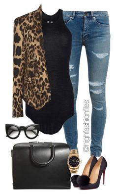 Animal Print Blazer and Jeans Ball Heels, Leopard Blazer, Animal Print Blazer, Looks Jeans, Leopard Coat, Chique Outfits, Light Jeans, Looks Street Style, Printed Blazer