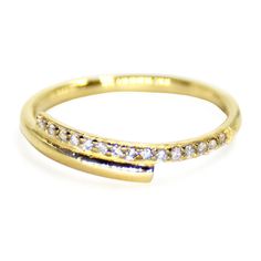 A new twist on the channel band. Perfect for stacking. Ring is made of 925 Sterling silver with pave crystals. Plating options in gold, silver and rose gold Triple Band Ring, Pebble Ring, Double Band Rings, Moon Bracelet, Chevron Ring, Rose Quartz Ring, Professional Jewelry, Sell Gold, Crystal Choker