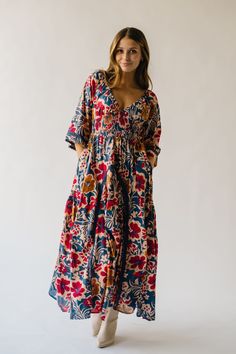 Free People: Printed Dixie Maxi in Vintage Indigo Combo Nursing Friendly Dress, Cropped Half Zip, Piper And Scoot, Free Yourself, Winter Maternity, Talk Of The Town, Vintage Indigo, Detailed Sweater, Half Zip Sweaters