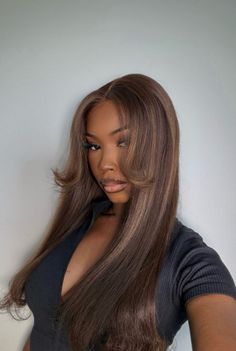 ayo_fierce on ig  As an amazon associate, I earn from qualifying purchases. Sew In Hair Color Ideas Black Women, Hair Color On Dark Skin Black Women, Brown Hair Color On Brown Skin, Dark Skin Girls With Brown Hair, Dark Brown On Black Women, Sew In Hairstyles Brown, Black Girls Brown Hair Color, Brown Hair Black Women Natural, Dark Skin With Brown Hair