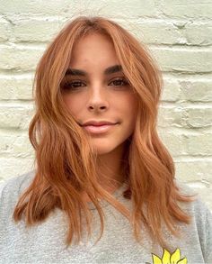 Short Light Red Hair, Mid Length Copper Hair, Short Strawberry Blonde Hair, Hair Dye Trends, Short Copper Hair, Light Copper Hair, Copper Bob, Horrible Hair