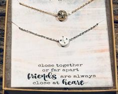 Best Friend Gift Best Friend Necklace Bff Necklace God Made | Etsy Inspirational White Jewelry For Best Friend Gift, Best Friend Jewelry For 2, Bff Necklace, Best Friend Necklace, Bff Necklaces, Friend Jewelry, Best Friend Jewelry, Gift Best Friend, Friend Necklaces