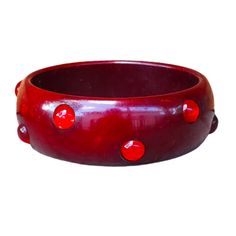 Vintage Bakelite Bracelet With Hot Pink Ball Dots Over Dyed Rare And Hard To Find Bakelite Bracelets, Vintage Bakelite, Glitz And Glam, Jewelry Vintage, Hard To Find, Womens Jewelry Bracelets, Diy Jewelry, Vintage Ladies, Hot Pink