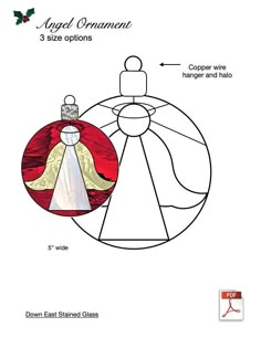 an ornament is shown with instructions to make it look like a christmas angel