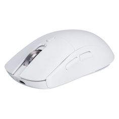 a white computer mouse on a white background