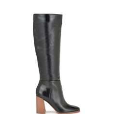 Temas Dress Boots Upgrade Your Wardrobe, Dress Boots, Modern Square, Dress With Boots, Dark Black, Nine West, Block Heels, Heel Height, Womens Sizes