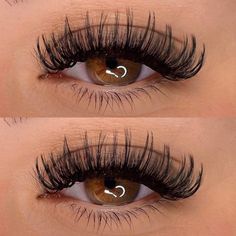 Absolutely love this dolleye striplash volume Full Volume Eyelash Extensions, Wispy Doll Eye Lashes, Eyelash Extensions Volume Whispy, Whispy Light Volume Lashes, Striplash Extensions, Eyelash Extensions Full Volume, Doll Eye Lash Extensions D Curl, Open Eye Volume Lash Extensions, Wet Volume Lash Extensions