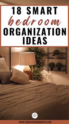 Ready to get organized in a tiny bedroom? These 18 smart bedroom organization ideas will help you double your space with ease. Apartment Bedroom Organization, Bedroom Organization Ideas, Under Bed Organization, Small Apartment Organization, Smart Bedroom, Under Bed Storage Containers, Bedroom Organization, Drawer Space, Apartment Organization