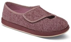 Foamtreads makes the "Kendale" slipper in a dusty rose 70%-wool blend blanketcloth for temperature stability. Women's whole sizes 5 to 12 in an extra-depth XW width. Dusty Rose, Womens Slippers, Wool Blend, Not Found, Wool