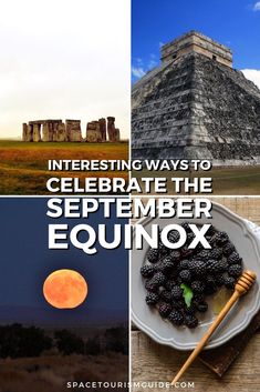 an image with the words interesting ways to celebrate the september equinox