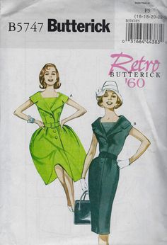 two women in dresses and hats, one is wearing a dress with an asymmetrical neckline