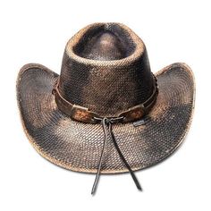 Unsure of what a Dropship item is? Click this link so you are fully informed prior to your purchase! The Stampede Vintage Black Star USA Panama Straw Cowboy Hat is yet another fantastic Panama straw cowboy hats offered from California Hat Company. This stylish Cowboy Hat comes distressed dyed and each hat has a one-of-kind look depending on the staining. The hat is accented with a weaved leather and chain hat band and is adorned with an underwelt Long Horn brim on either side. The high crown and rigid construction ensures your hat will stand the test of time, even while putting it through its paces. Brim 3.75" Underwelt Brim Crown Long Tear Drop Crown 5" Features Made in Argentina Genuine Panama Straw Braided Leather Hat Band With Metal American Eagle Buckle Vintage Stained w/ Star Stencil American Flag Cowboy Hat, Straw Cowboy Hats, Black Cowboy Hat, Outback Hat, Felt Cowboy Hats, Straw Cowboy Hat, Stetson Hat, Black Cowboy, Leather Hat