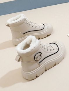 2024 Winter New Women High-Top Sneakers, Thickened Padded, Warm Casual Snow Boots XHY616 Khaki         Women Shoes, size features are:Bust: ,Length: ,Sleeve Length: Women High Top Sneakers, Boots For Short Women, Winter Shoes, Kids Sleepwear, Short Boots, Maternity Bag, Snow Boots, Kid Shoes, High Top