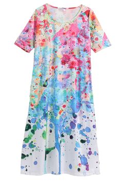 Fashion Personality Retro Floral Print Half Sleeve Dress Black Dresses Colorful Maxi Dress For Spring, Colorful Spring Maxi Dresses, Colorful Floral Print Short Sleeve Dress, Multicolor Shift Mini Dress With Short Sleeves, Fitted Multicolor Print Dress With Short Sleeves, Colorful Spring Midi Dresses, Multicolor Print Midi Dress For Spring Party, Colorful Spring Party Midi Dress, Multicolor Short Sleeve Dress For Spring