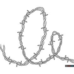 Barbed Wire Coloring Page - Free & Printable Coloring Sheet