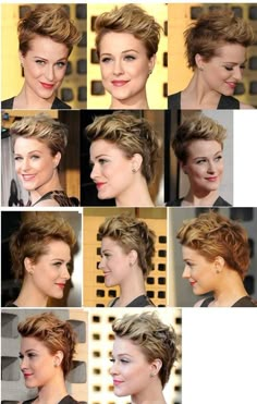 Evan Rachel Wood rockin' a pixie - MUST DO! Evan Rachel Wood Pixie, Wedding Day Hairstyles, Jenna Elfman, Bouncy Hair, Super Model, Pinterest Hair