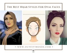 13 Stylish Hijab Wrapping Ideas For Women With Oval Face Hijab For Oval Face Shape, Hijab Style For Long Face, Hijab Tutorial For Long Face, Hijab Tutorial For Oval Face, Oval Face Hijab Style, Hijab For Long Face, Hijab Style For Oval Face, Hijab For Oval Face, Veil Styling