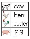 an image of farm animals and their names