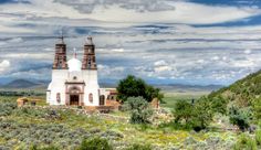 an old church in the middle of nowhere