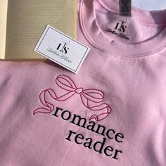 Book Sweatshirts, Embroidered Book, Lovely Person, Classic Novels, Romance Reader, Embroidered Designs, Water Waste, Girls Tote, Book Tshirts