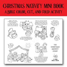 the christmas nativity mini book