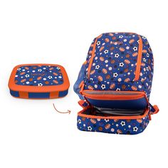 Bring convenience to your kid's school time with the 2-in-1 17-Inch Backpack and Insulated Lunch Bag from Bentgo. This backpack features a fun print and comes with spacious compartments to help keep their tablet, notebooks and textbooks contained, along with built-in pockets for organizing and storing smaller items. It's designed with a built-in, insulated lunch bag at the bottom and boasts a lightweight, water-resistant design. Plus, this water-resistant backpack has padded back and straps for Sporty Backpack For Sports And End Of School Year, Multicolor Sports Backpack For Back To School, Functional Multicolor Lunch Bag For Back To School, Cheap Multicolor Functional Lunch Bag, Large Capacity Multicolor Lunch Bag For School, Functional Backpack-style Lunch Bag For Back To School, Playful Multicolor Lunch Bag, Bentgo Kids, Water Resistant Backpack