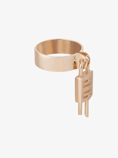 Lock Ring, Givenchy Women, Women Accessories Jewelry, Brushed Metal, Matching Necklaces, Product Label, Summer Essentials, Necklace Bracelet, Gold Finish