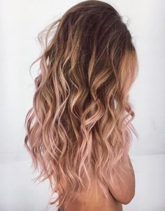 Rose Gold Hair Color Ideas, Gold Hair Color Ideas, Black Cherry Hair