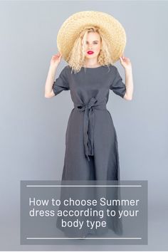 How to choose a Summer dress according to your body type? In this article you'll find an answer right away. #linendress #linen #summerdress #dress #naturaldress #organicdress Linen Robes, Inverted Triangle Body Shape, Rectangle Body Shape, Triangle Body Shape, Hourglass Body Shape, Apple Body Shapes, Special Gifts For Mom, Pear Body Shape