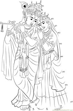 the princess and prince coloring pages for kids to color with numbers on them, as well as