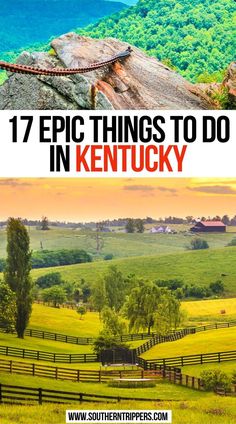 17 Epic Things to do in Kentucky Places To Visit In Kentucky, Things To Do In Kentucky, Kentucky Camping, Kentucky Attractions, Road Trip Places