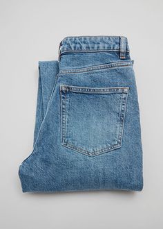 High Waist Tapered Leg Jeans - Dusty Blue - Tapered - & Other Stories US Quoi Porter, Tapered Leg Jeans, Get Better, Dusty Blue, Rivets, Tapered Legs, Leg Jeans, Access Denied, What To Wear