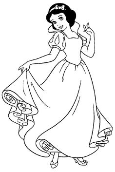 snow white from disney princess coloring pages