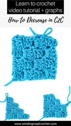 the crochet video course shows how to create an afghan with two rows in each stitch