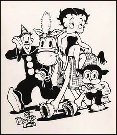 an image of cartoon characters from the 1950's or early 1960s's era