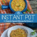 the cover of instant pot cheesy squash and potato gravy is shown