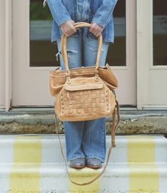 Grace your shoulder with this beautifully woven handbag, we call her MIRIAM.  We love this bag, as her interior is so spacious, but the best thing?  The base of MIRIAM is wide, so she sits upright.  Flat bottoms rule.  Padded shoulder straps are another thing we are loving, but an adjustable and removable crossbody strap comes with it as well to switch up your look. Finally, a zip-top closure gives you security piece of mind. MIRIAM checks a lot of boxes, give her a closer look, ~wink~. Woven Leather Satchel For On-the-go, Woven Leather Crossbody Bucket Bag For On-the-go, Everyday Leather Bags With Intrecciato Weave, Intrecciato Weave Hobo Shoulder Bag For On-the-go, Woven Leather Hobo Tote Bag For On-the-go, Leather Bags With Intrecciato Weave For On-the-go, On-the-go Woven Leather Tote Shoulder Bag, Everyday Woven Leather Shoulder Bag, Intrecciato Weave Tote Shoulder Bag For On-the-go