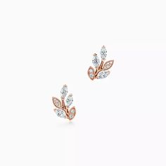 Tiffany Victoria®: Marquise Diamond Jewelry | Tiffany & Co. Classic Diamond Earrings, Vine Earrings, Branch Earrings, Tiffany Earrings