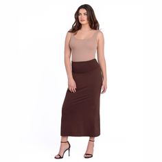 A cute and comfortable maxi skirt style perfect for a casual look or lounging in style. Made from an ultra soft stretch material . Featuring a foldover waist, maxi length, and a relaxed a line shape. Brown Lined Pencil Maxi Skirt, Brown Full-length Maxi Skirt, Maxi Skirt Style, Skirt Style, Skirt Fashion, Casual Looks, Maxi Skirt, A Line, Target