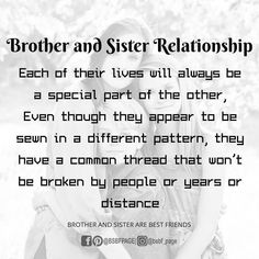 two women hugging each other with the caption brother and sister relationship