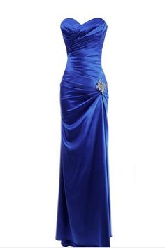 Gown Bridesmaid, Brooch Dress, Satin Evening Gown, Womens Fall Dress, Bridesmaid Dresses Prom, Satin Bridesmaid Dresses, Prom Formal, Gowns Of Elegance, Dress Prom