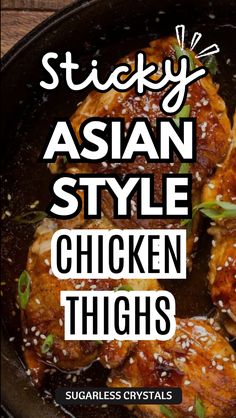 Discover how to make oven-baked Asian chicken thighs that are juicy and coated in a sticky sauce. This simple Asian glazed chicken thighs recipe combines sweet and savory flavors, making it perfect for a quick dinner. Ready in just 30 minutes, these Asian chicken thighs pair beautifully with rice or green beans. Ideal for busy nights and meal prep!