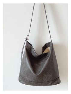 Elena Handbags Retro Bucket Leather Bag Rectangular Faux Leather Hobo Bag For Travel, Gray Rectangular Bucket Bag For Everyday Use, Travel Rectangular Faux Leather Hobo Bag, Gray Bag With Detachable Handle For Everyday Use, Rectangular Gray Hobo Bag For Daily Use, Gray Hobo Bag With Removable Pouch For Everyday, Gray Rectangular Hobo Bag For Daily Use, Gray Everyday Bag With Detachable Handle, Everyday Gray Hobo Bag With Removable Pouch