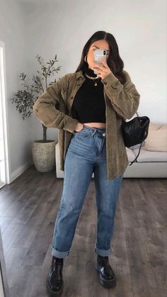 Look 80s, Midsize Outfits, Outfit Jeans, Outfit Inspo Fall, Curvy Outfits, Fall Fashion Outfits, Fashion Aesthetic, Casual Fall Outfits