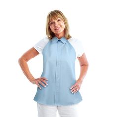 bibs for elderly adults Clothing Protectors, Adult Bibs, Buy Shirts, Sewing Ideas, Collar Shirts, Peplum Top, Button Downs, Shirt Style, Shirt Designs