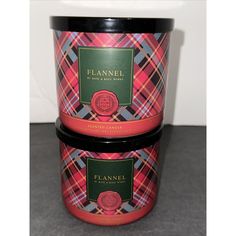 Flannel Bath & Body Works 3 Wick Candle 14.5oz Lot Of 2 Set Classic Plaid 2023 Brand New! Ships Fast! Comes From A Pet-Free, Non-Smoking Environment. I Will Gladly Combine Shipping On Multiple Wins So Check Out My Other Items And Save On Shipping! 3 Wick Candle, 2023 Color, Large Candle Holders, Large Candles, 3 Wick Candles, Wick Candle, 2 Set, Bath Body Works, Bath Body