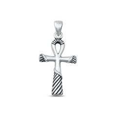 Sterling Silver Oxidized Ancient Egyptian Ankh Magical Pendant .925 New Jewelry Female Unisex All our silver jewelry is crafted from .925 silver also commonly referred to as sterling silver. Sterling silver is the standard for beautiful high-quality silver jewelry and cannot be replicated by lower priced silver plated jewelry. It is 92.5% pure silver, mixed with alloys to add strength and durability to stand the test of time. Keep your fine jewelry shiny and elegant by storing it properly. Jewelry needs to be stored in a dry area, preferably away from air in a jewelry box or plastic bag. Avoid exposure to harsh chemicals. Use a polishing cloth to remove tarnish build-up over time. Size: One Size.  Age Group: adult. Magical Pendant, Egyptian Ankh, Tarnish Remover, Silver Plated Jewelry, New Jewelry, Ancient Egyptian, Pure Silver, Plastic Bag, Womens Necklaces